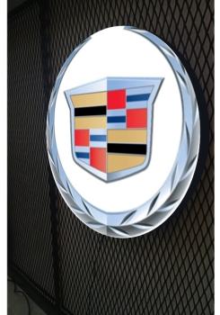 Cadillac Logo Led Wandleuchte rund