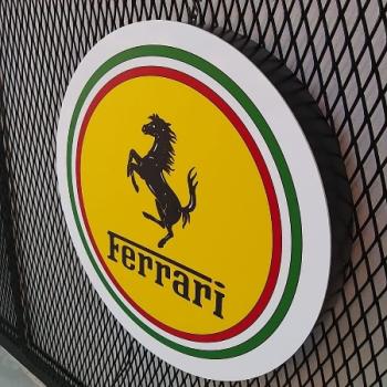 Ferrari Wandleuchte rund
