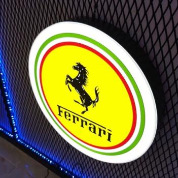 Ferrari Wandleuchte rund