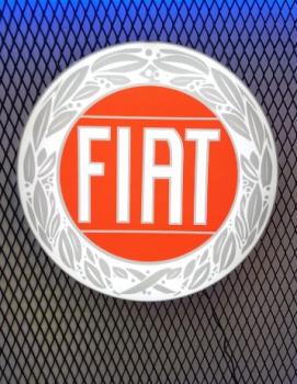 Fiat Vintage Logo Led Wandleuchte rund