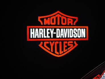Harley-Davidson beleuchtetes Wand-Emblem
