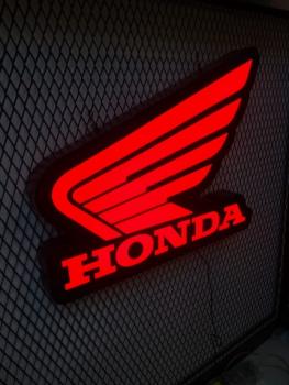 Honda Logo beleuchtetes Wandemblem