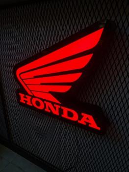 Honda Logo beleuchtetes Wandemblem