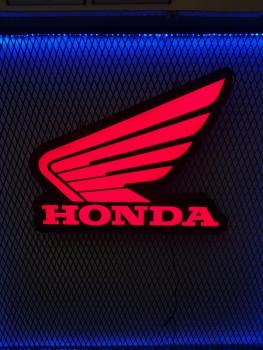 Honda Logo beleuchtetes Wandemblem