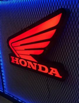 Honda Logo beleuchtetes Wandemblem