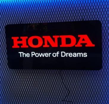 Honda logo rectangular advertising light