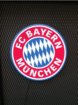 Bayern München Logo Led Leuchtschild Wandleuchte! (rund)
