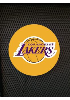 Lakers Logo Led Leuchtschild Wandleuchte! (rund)