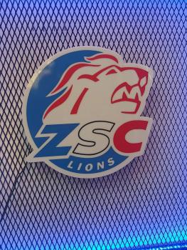 Zsc Zürich Logo Led Leuchtschild Wandleuchte! (rund)