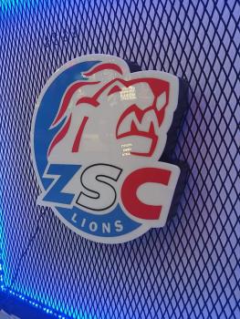 Zsc Zürich Logo Led Leuchtschild Wandleuchte! (rund)
