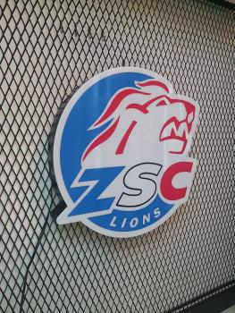 Zsc Zürich Logo Led Leuchtschild Wandleuchte! (rund)