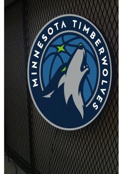 ​Minnesota Timberwolves Logo Led Leuchtschild Wandleuchte! (rund)