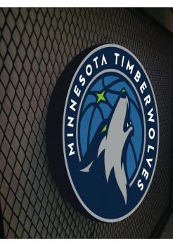 ​Minnesota Timberwolves Logo Led Leuchtschild Wandleuchte! (rund)