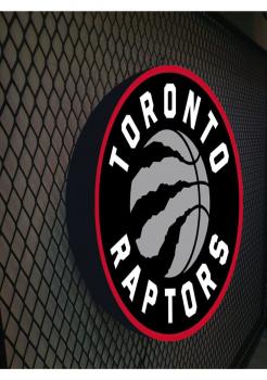 Toronto Raptors Logo Led Leuchtschild Wandleuchte! (rund)