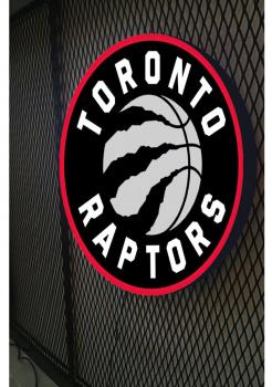 Toronto Raptors Logo Led Leuchtschild Wandleuchte! (rund)