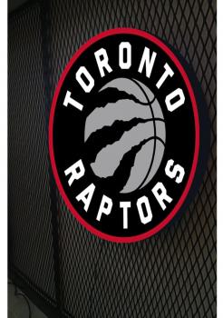 Toronto Raptors Logo Led Leuchtschild Wandleuchte! (rund)