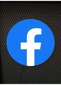 Facebook Logo Led Leuchtschild Wandleuchte! (rund)
