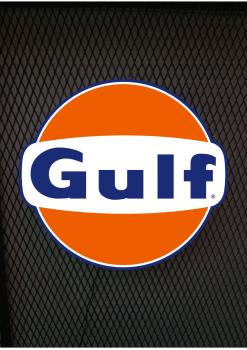 Gulf Led Leuchtschild Wandleuchte!