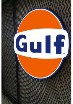 Gulf Led Leuchtschild Wandleuchte!