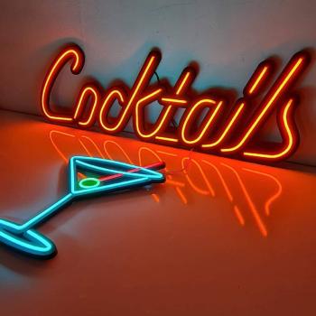 Cocktails Neon Led Werbeleuchte für ihr Restaurant, Bar oder Pub!