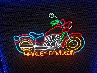 Neon Led Harley Davdison​ wall lamp for your home, office or shop!