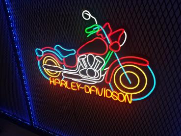 Neon Led Harley Davdison​ wall lamp for your home, office or shop!