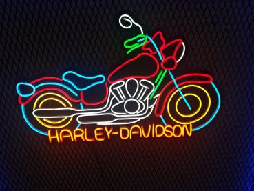 Neon Led Harley Davdison​ wall lamp for your home, office or shop!