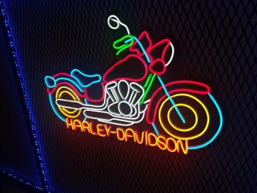 Neon Led Harley Davdison​ wall lamp for your home, office or shop!