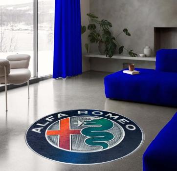 Alfa Romeo Logo round carpet!