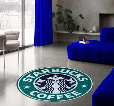 Starbucks Logo round carpet!