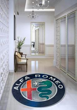 Alfa Romeo Logo round carpet!