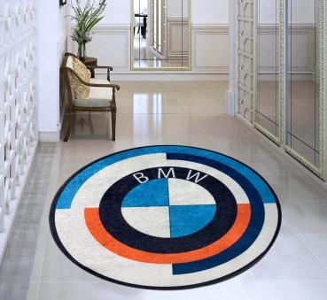 BMW Mperformance Logo round carpet!