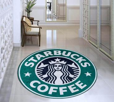 Starbucks Logo round carpet!