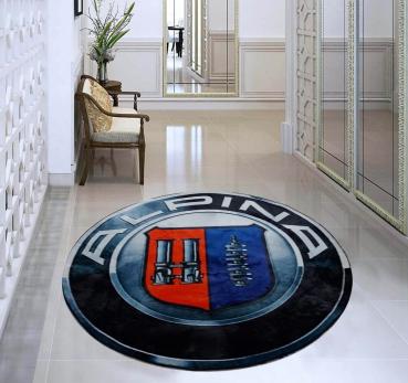 BMW Alpine Logo round carpet!