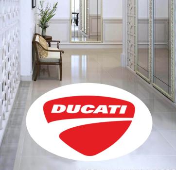 Ducati Logo round carpet!