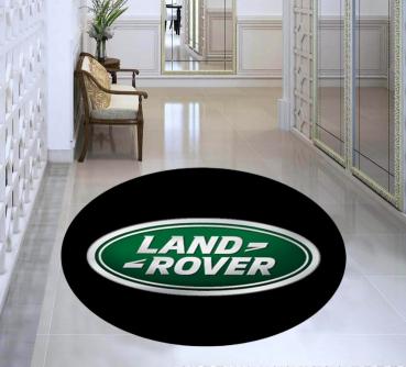 Land Rover Logo round carpet!