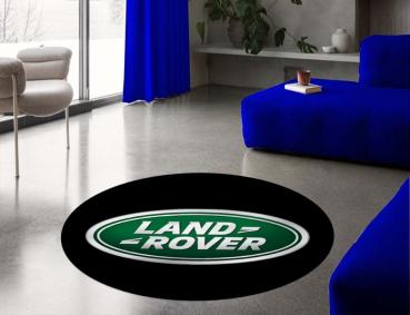 Land Rover Logo round carpet!