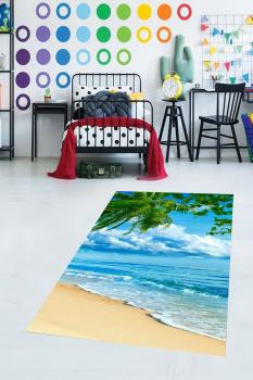 Nature motif rectangular carpet!