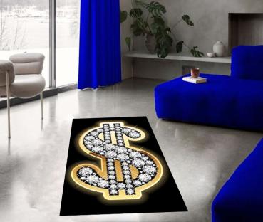 Diamond Dollars rectangular carpet!