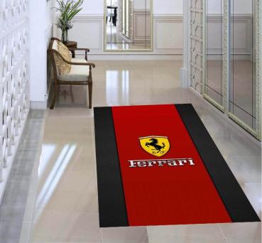 Ferrari Logo rectangular Carpet!