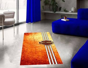 Harley Davidson rectangular carpet!