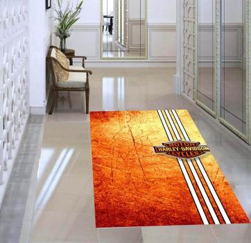Harley Davidson rectangular carpet!