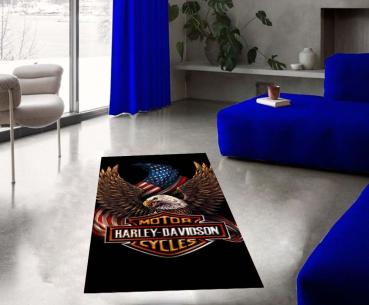 Harley Davidson rectangular carpet!