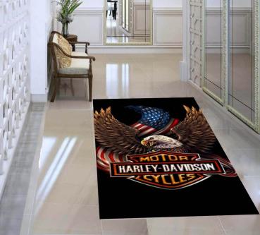 Harley Davidson rectangular carpet!