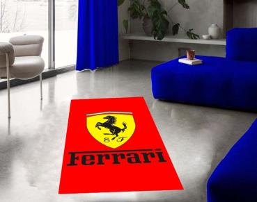 Ferrari Logo rectangular carpet!