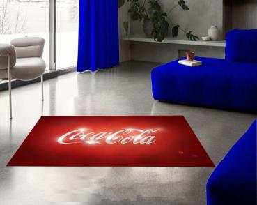 Coca Cola rectangular carpet!