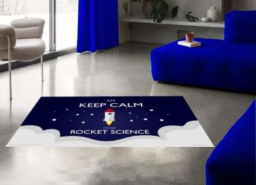 Keep Calm rectangular carpet!