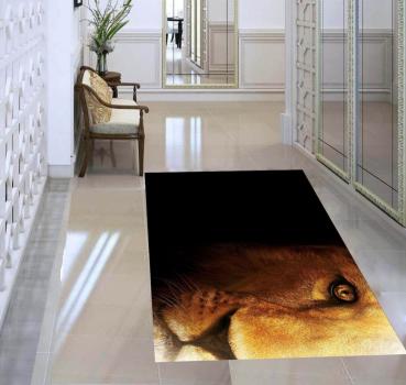 Mystical Lion rectangular carpet!