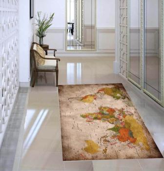 World map rectangular Carpet!