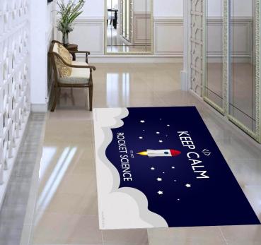 Keep Calm rectangular carpet!